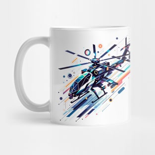 Skyward Future: Geometric Helicopter Mug